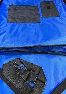 Expandable Polyester Corduroy Fabric Buckle Closure Hard Side Briefcase Black Masonic File Case OEM ODM High Quality IP67 - Product Image 3