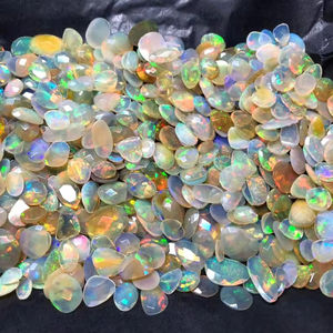 โอปอลเอธิโอเปียธรรมชาติอัญมณีอัญมณีทรงหลวมตัดเป็นวงแหวนผลิตภัณฑ์ที่สง่างามและไม่เหมือนใครสำหรับการทำเครื่องประดับอัญมณี - Product Image 1