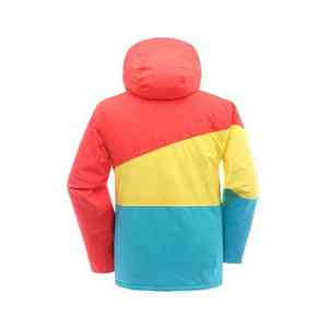 Veste réversible imperméable de haute qualité pour femmes, en polyester écologique, avec col amovible et capuche, parka - Product Image 6