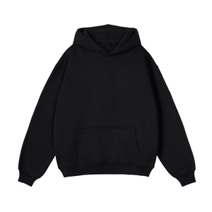 Sudaderas con capucha de lana de poliéster/algodón de alta calidad para hombre, ropa de calle, chándales bordados, pantalla de seda lavada a la piedra - Product Image 1