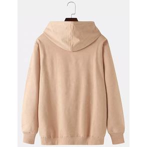 เสื้อมีฮู้ดหนาสำหรับผู้ชาย,โลโก้สามารถใส่ได้ทุกเพศขนาดใหญ่พิเศษน้ำหนักเบาขนาดใหญ่พิเศษ - Product Image 2