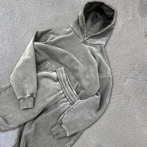 Sudadera con capucha recortada con estampado personalizado directo de fábrica para mujer, ropa de calle de punto con cuello con capucha para invierno - Product Image 5