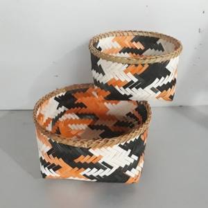 Panier en bambou naturel écologique fabriqué au Vietnam, haute qualité, meilleure vente en gros - Product Image 2