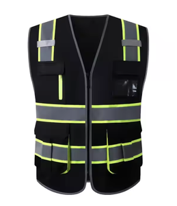 เสื้อกั๊กสะท้อนแสงสำหรับใส่ทำงานในสภาพแวดล้อมกลางแจ้งเสื้อกั๊กสะท้อนแสงติดโลโก้แบบผ้าเนื้อแข็งมองเห็นได้ชัดเจน - Product Image 2