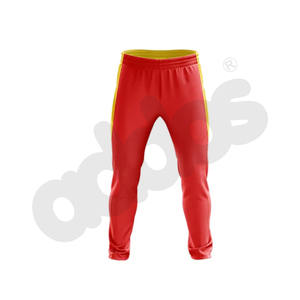 Uniforme de equipo de cricket de secado rápido de alta calidad, recién llegado, color rojo y amarillo del fabricante - Product Image 6