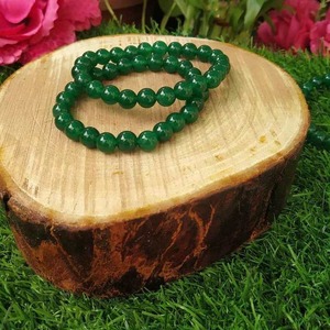 Proveedor indio de pulsera con cuentas de malaquita verde para protección o energía positiva y moda disponible al mejor precio de mercado - Product Image 1