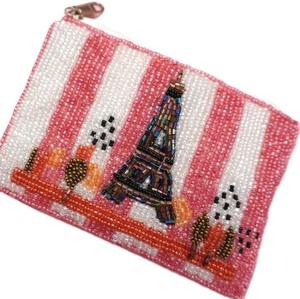 Elegante Monedero Bordado a Mano con Detalles de Cuentas Decorativas para Mujer, Accesorios de Moda, Tiendas de Regalos y Comercios Minoristas - Product Image 3