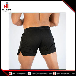 Pantalones cortos de gimnasio de doble capa para hombre de colores personalizados con muestra gratis, ropa deportiva de playa al por mayor de verano - Product Image 2