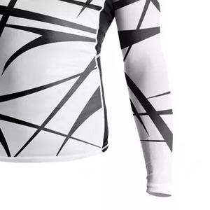 Camisas de compresión de secado rápido de manga larga para hombre de fábrica al por mayor Rash Guard Fitness Wear MMA Rash Calidad superior Surf Buceo - Product Image 4