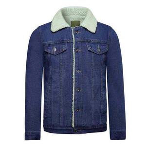 Veste en jean pour homme en coton 100% avec logo personnalisé, style vintage, respirante, en vente - Product Image 5