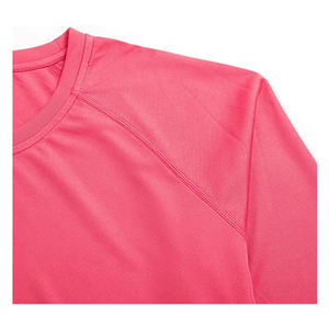 Conjunto de entrenamiento de Yoga con logotipo personalizado para mujer, camisetas de manga raglán en blanco para mujer, comodidad para mujer, poliéster Spandex, cuello redondo, deportes - Product Image 5