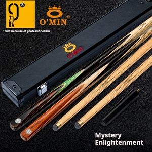 ไม้คิวสนุกเกอร์ Secret <span class=keywords><strong>OMIN</strong></span> รุ่น Durable Pool <span class=keywords><strong>Cue</strong></span> แบบแยก 3/4 ทำจากไม้แอช น้ำหนัก 18 ออนซ์ สีดำ พร้อมหัวคิวแบบ Punch & Jump สำหรับบิลเลียดและเทนนิสโต๊ะ 2 ไม้ - Product Image 4