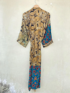 Festival Kimono de seda Robe Party Wear Kimono Mujeres Kimono de seda cosido a mano - Product Image 3