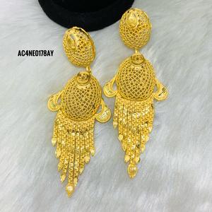 <b>Weddings</b> Gold Plated Necklace Set Online Design Fashion Jewellery Buy Long Jewellery Online in India - Product Image 2