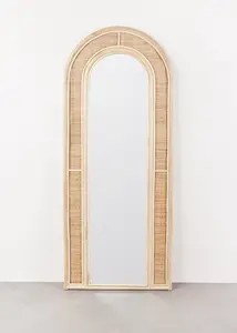 La mejor opción de espejo de ratán decorativo espejo de mimbre decoración espejo para decoración de dormitorio hecho en Vietnam al por mayor - Product Image 2