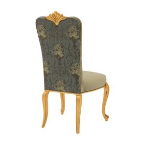 Silla de Comedor Moderna de Madera de Teca y Tapicería de Tela para Hogar, Oficina y Almacén, Hecha a Mano, Venta al por Mayor - Product Image 2