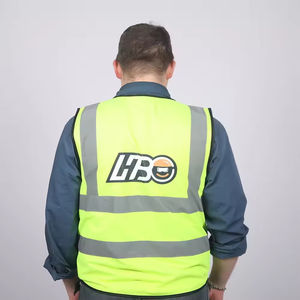 Gilet de sécurité réfléchissant haute visibilité haute visibilité Gilet de construction Industrie verte Gilet de construction vert réfléchissant étanche à l'eau - Product Image 3