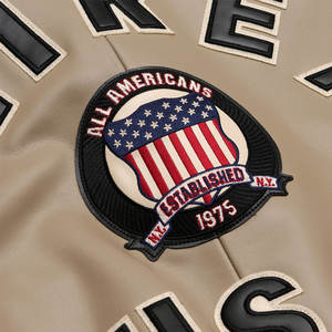 Chaquetas de Cuero Genuino Avirex para Hombre, con Cuello Alto, Estampado de Logotipo Personalizado, Elegantes y a la Moda, Precio al por Mayor - Product Image 5