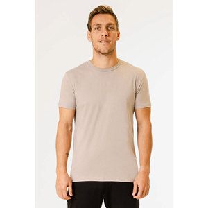 Venta al por mayor 100% algodón sólido cuello redondo algodón camiseta para hombre - Product Image 1