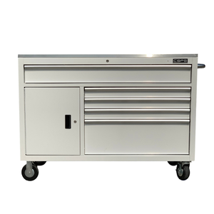 Coffre à outils en acier revêtu de poudre de 132cm avec 05 tiroirs Garage à roulettes Stockage d'atelier OEM pris en charge pour les industries - Product Image 3