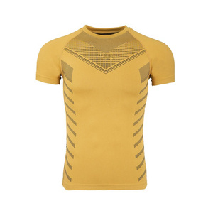 Camiseta informal de algodón 100% para exteriores para hombre, transpirable, cómoda, patrón sólido, estilo liso, colores personalizados, diseño de logotipo, estampado tejido - Product Image 4