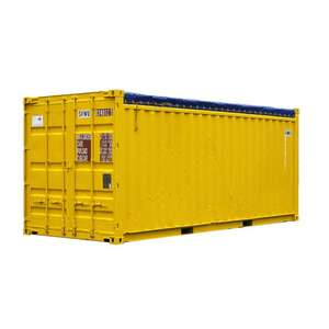 Conteneur à toit ouvert pour le transport en vrac, 20 pieds 40 pieds, toit en bâche, coins renforcés, couleur personnalisée - Product Image 1