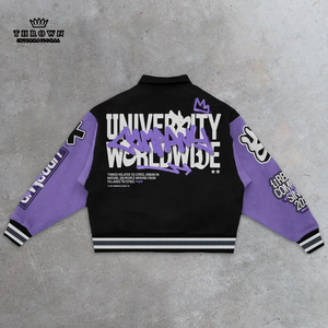 Chaquetas de invierno informales para hombre, diseño de letras llamativo, abrigos de Equipo de moda con serigrafía, buen precio, abrigos de letras OEM para jóvenes - Product Image 6