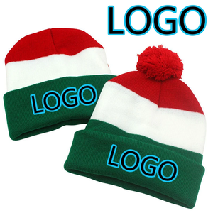 Unisex Winter Wool Acrylic Knitted Beanie <b>Caps</b> Soft Warm High Quality Knit Pom Pom Breathable Sustainable Beanie in Top Quality - Product Image 1