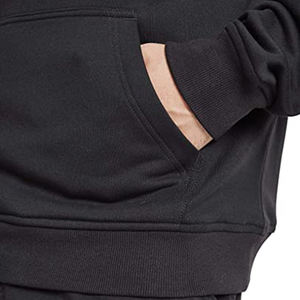 เสื้อฮู้ดขนแกะสีดำสำหรับผู้ชายผู้ใหญ่ - Product Image 6