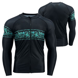 Rashguard personnalisé de haute qualité Bjj Fight Wear manches longues pour hommes Rashguard Compression Sun Shirts - Product Image 4