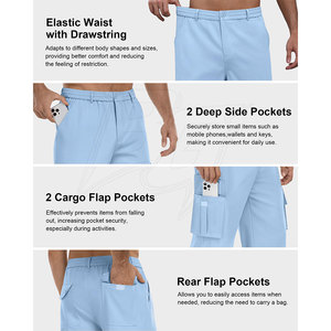 Wholesale Premium Fabric <b>Men</b> <b>Cargo</b> <b>Jogger</b> Straight Mid Waist Comfortable Tapered Fit Modern Casual Clothing <b>for</b> Everyday Fashion - Product Image 5
