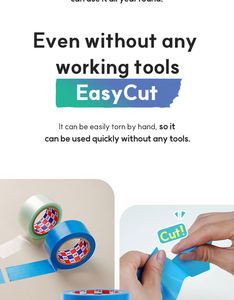 [TAPERO] Ruban de marquage au sol OEM ODM facile à découper, imperméable, facile à retirer, adhésif uréthane 48mm x 25m pour entrepôt - Product Image 3