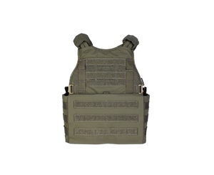 Gilet tactique de sécurité personnalisé TACHTICAL STANDARD en mesh Cardura noir, système Molle, fermeture éclair, ajustement confortable, sangle d'épaule - Product Image 1