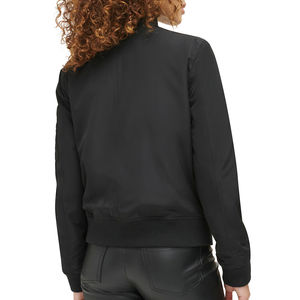 Chaqueta Bomber para Mujer, Servicio OEM, Tejido de Punto, Resistente al Viento, Cálida, Transpirable, Mangas Largas, Corte Holgado, Algodón Ecológico - Product Image 2