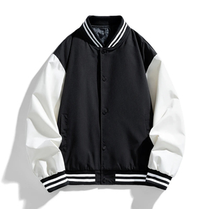 Nouveauté 2025 veste universitaire en polyester 100% équipe personnalisée et nom logo veste universitaire letterman de baseball - Product Image 3