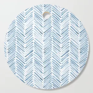 Tabla de cortar de bambú ecológica al por mayor, diseño de impresión esmaltado, Color/logotipo personalizado, utensilio de cocina duradero para desayuno, queso - Product Image 3