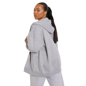 2025 Top Trending Over Size Algodón/Poliéster Sudaderas con capucha de alta calidad Gimnasio para mujeres Sudadera con capucha larga de invierno Collar Nuevo estilo - Product Image 2