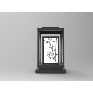 DNT.002.02 Lampe solaire LED de jardin haut de gamme 30W RGBW, corps en aluminium, blanc chaud, alimentation AC/DC/électrique, certifiée pour l'aménagement paysager - Product Image 3