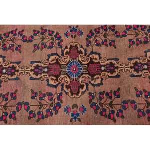 Alfombra Vintage Estilo Runner, Alfombra Turca de 2.7x10.3 pies, Alfombra de Lana Azul - Product Image 5