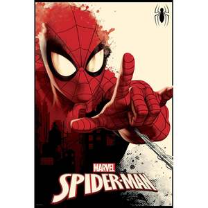 Póster de Marvel Spider-Man Friendly Neighborhood, diseño moderno para decoración de pared - Product Image 1