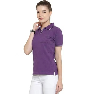 Camisetas Polo de Mujer al por Mayor, Marca Propia, Impresión en Poliéster y Elastano, Cómodas, de Alta Calidad, para Golf - Product Image 4