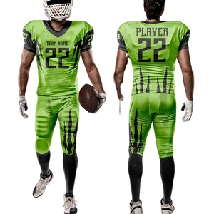 Uniformes de Fútbol Americano de Alta Calidad en Oferta, Transpirables, Anti-UV, de Secado Rápido, con Nombre de Equipo Personalizado - Product Image 1