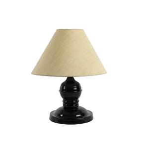 Lámpara de Mesa con Base de Metal y Pantalla de Algodón para Decoración del Hogar, Dormitorio, Sala de Estar - Product Image 1