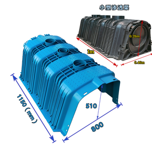 ¿Cuáles son las dimensiones de los canales de infiltración de agua de lluvia? - Product Image 1