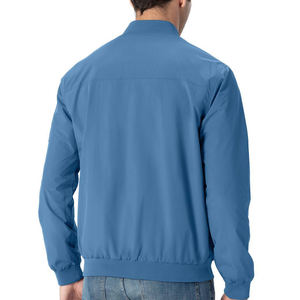 Chaqueta de bombardero para hombre de color sólido a prueba de viento cálida para invierno manga larga chaqueta de bombardero cómoda para hombre - Product Image 2