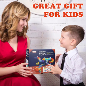 48 Pezzi Giochi da Bagno <span class=keywords><strong>per</strong></span> Bambini, Palline con Pista, Giochi <span class=keywords><strong>per</strong></span> <span class=keywords><strong>Doccia</strong></span>, Pista Assemblabile, Scivolo d'Acqua Fai-da-Te <span class=keywords><strong>per</strong></span> <span class=keywords><strong>Vasca</strong></span> da Bagno, Regalo <span class=keywords><strong>per</strong></span> Bambini - Product Image 6