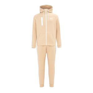 Conjunto deportivo de 2 piezas para hombre, ligero, transpirable, de color sólido, con capucha y cremallera personalizada, para gimnasio, entrenamiento, correr y ropa de calle. - Product Image 1