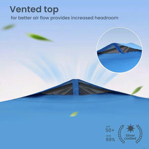 Heavy Duty <b>Pop</b>-<b>Up</b> Canopy <b>Tent</b> with <b>Waterproof</b> Steel Frame, Portable Folding Design for Outdoor Camping and Events - Product Image 4