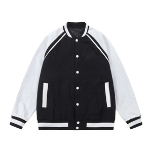 Chaqueta universitaria de lana clásica de diseño personalizado para hombre, estilo callejero, informal, de manga larga, para exteriores, para fanáticos del béisbol de invierno - Product Image 1