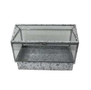 Nouvelle arrivée boîte carrée en fer gris oxydase couleur boîte de rangement de style moderne pour une utilisation maison décorative à la main article - Product Image 2